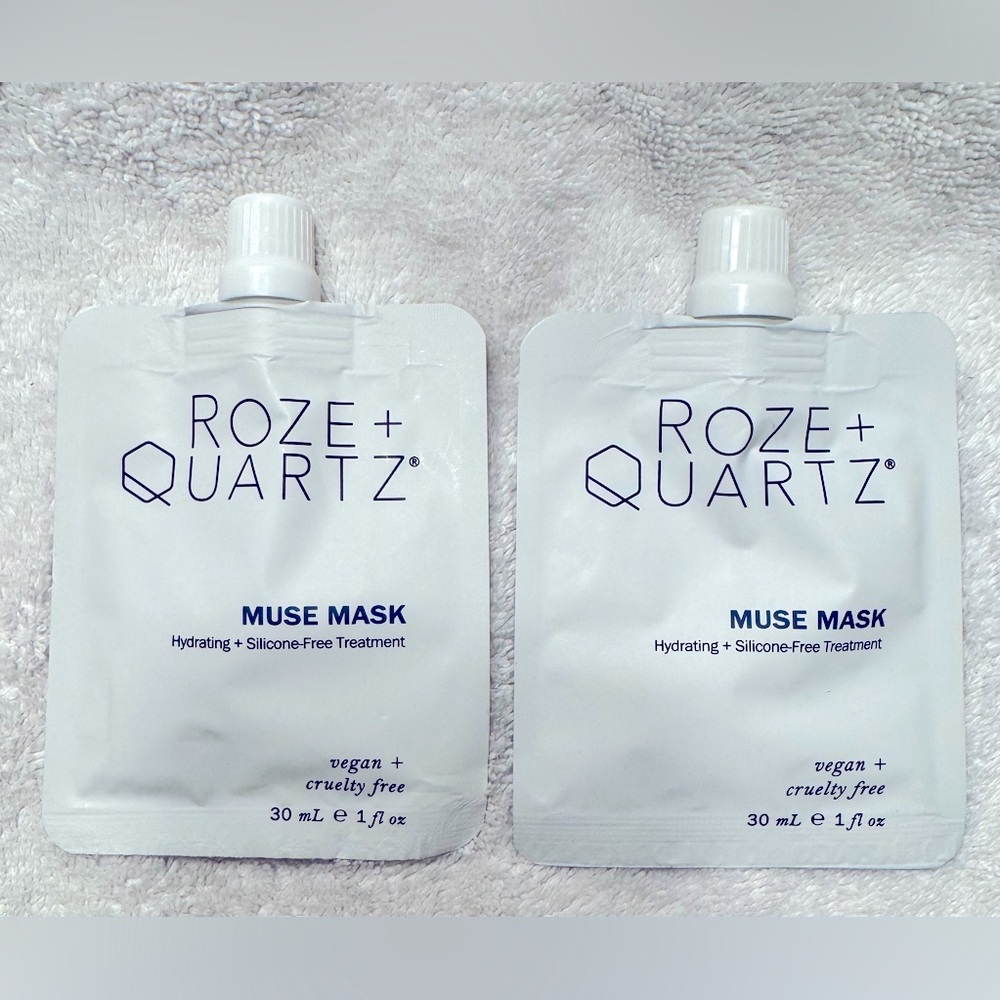 ROZE + QUARTZ Muse Mask 1oz X 2 BRAND NEW/SEALED